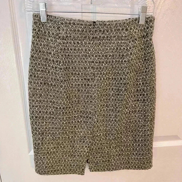 J.Crew Tweed Wool Blend Skirt size 00 - Picture 4 of 4